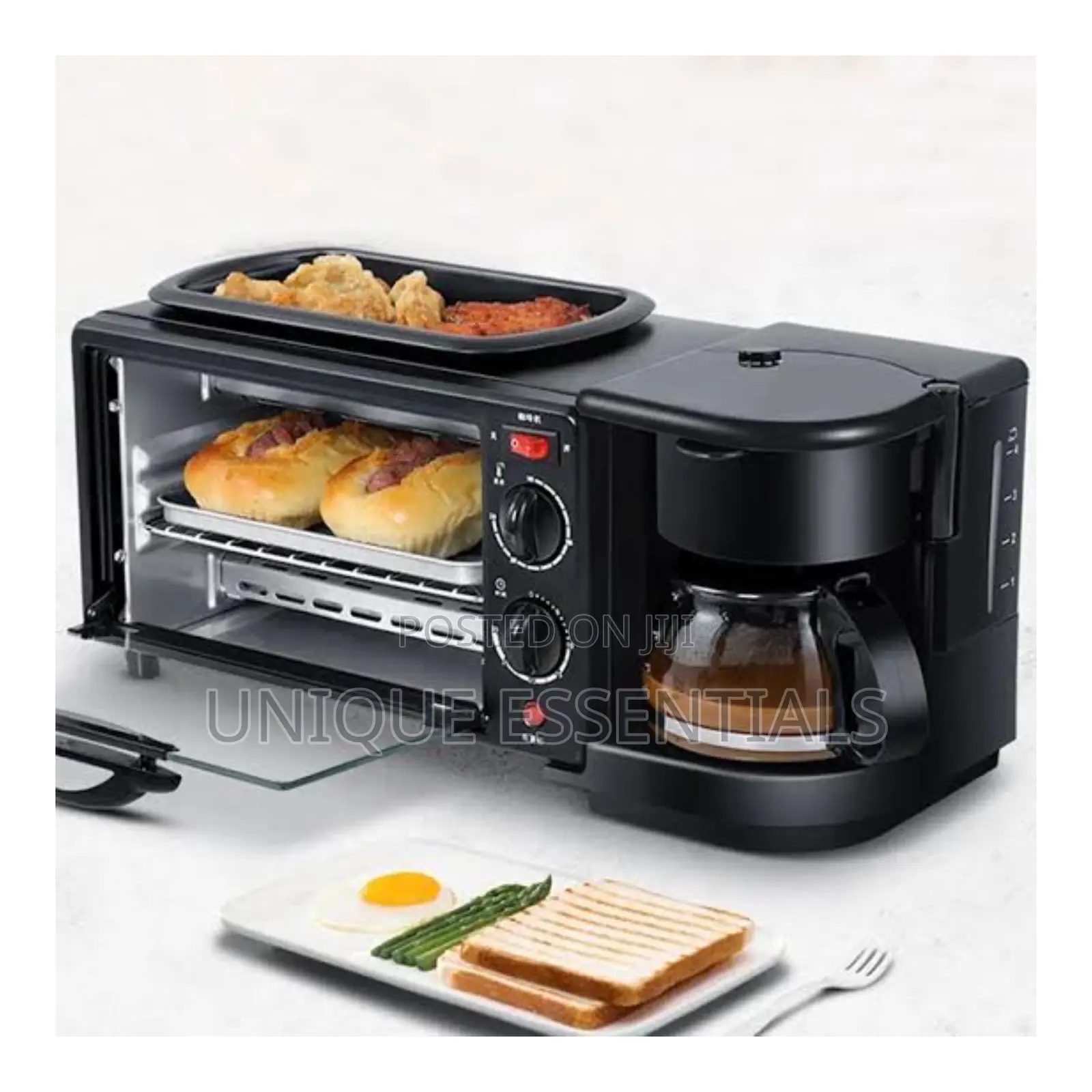 Multifunctional 3in1 Breakfast Maker Wit Temperature Control