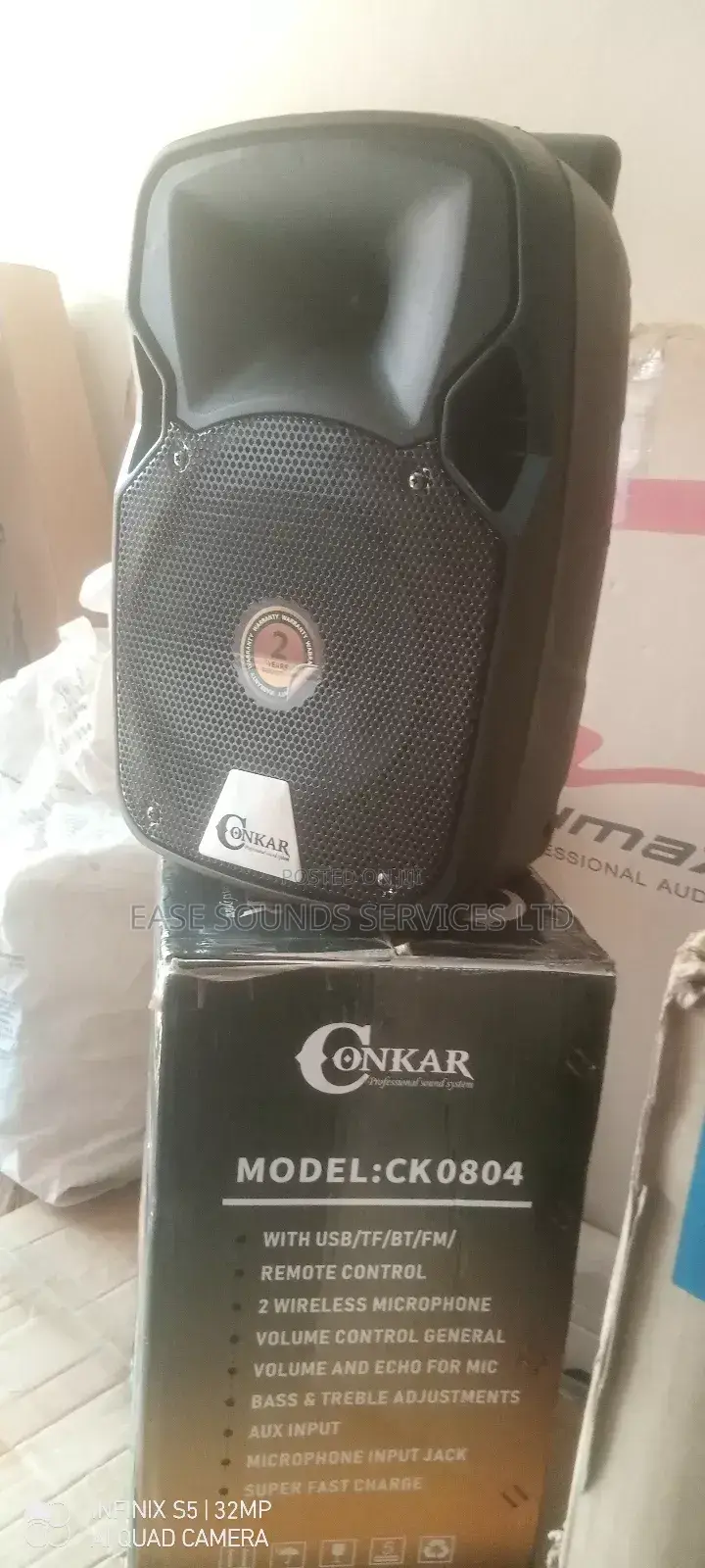 Conkar Pa System 3500watts 8inch