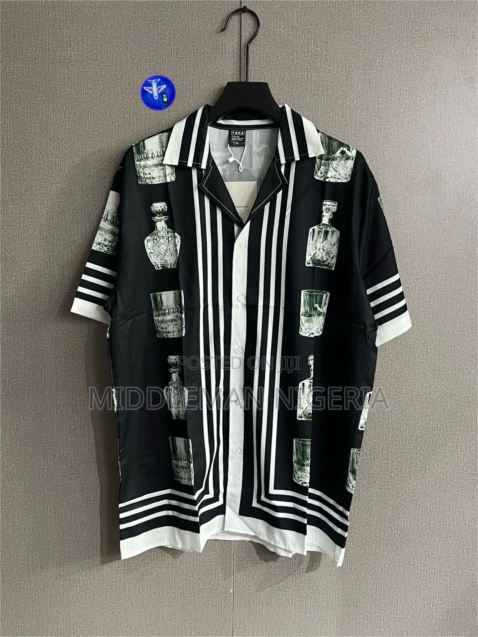 Men Casual Beach Wear Vintage Short Sleeves Shirt