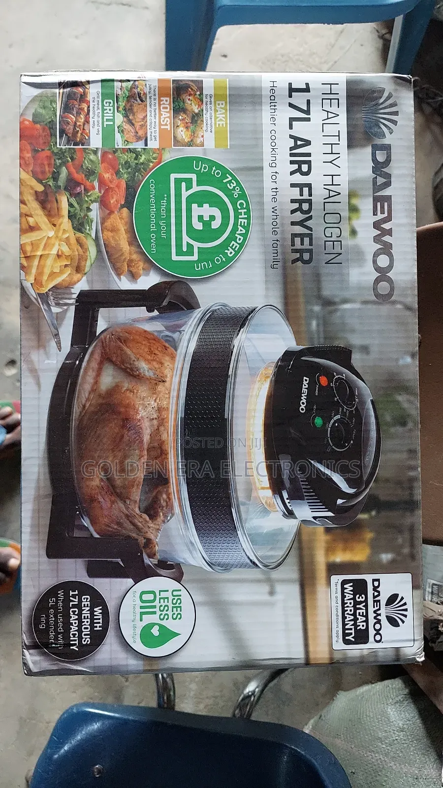 17litrs Daewoo Air Fryer