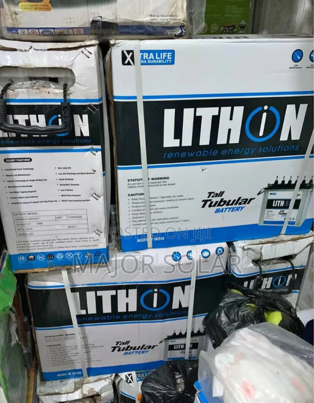 Lithion Tall Tubular Battery