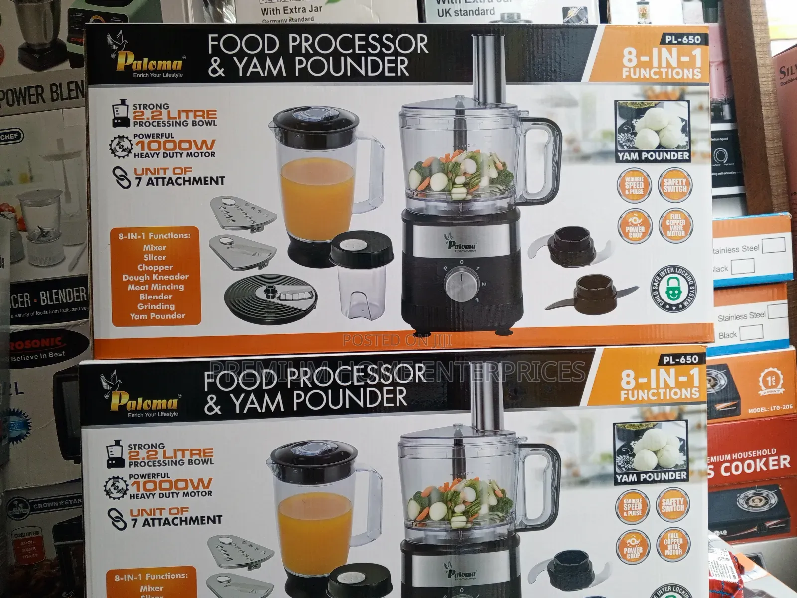 Paloma Food Processor and Yam Pounder Pl-650