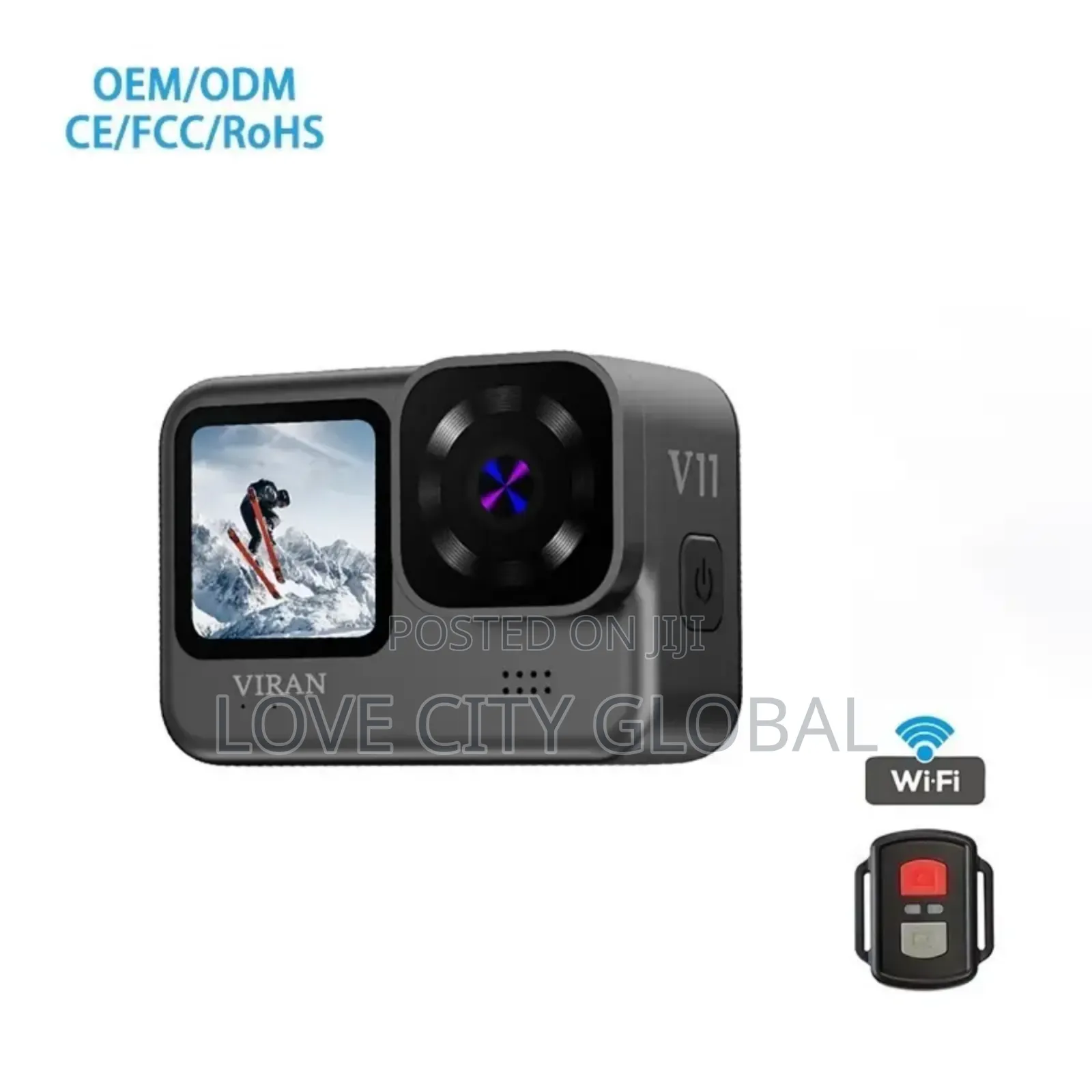 Viran V11 Wifi Hd Sport Camera Dual Colour Action Camera