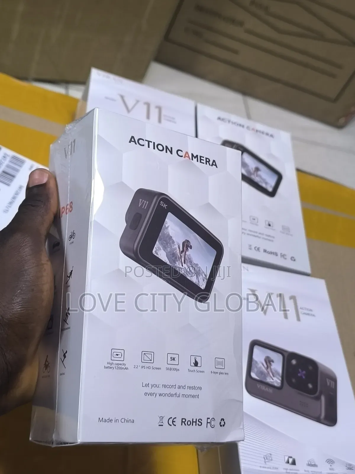Viran V11 Wifi Hd Sport Camera Dual Colour Action Camera