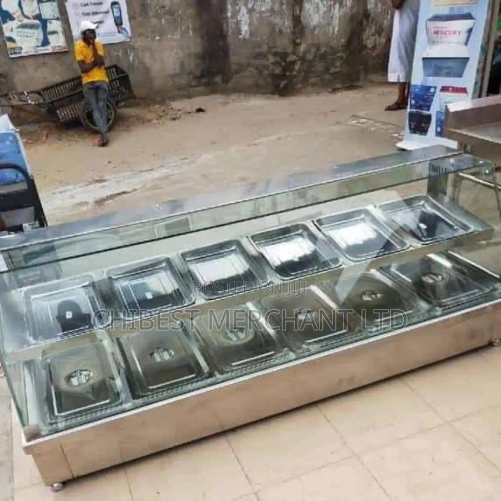Fabricated 6plate Food Warmer
