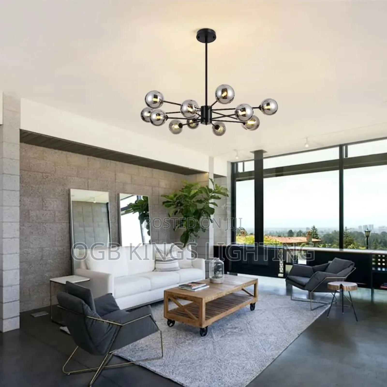 Modern Led Glass Chandelier Lighting for Dining Room Light