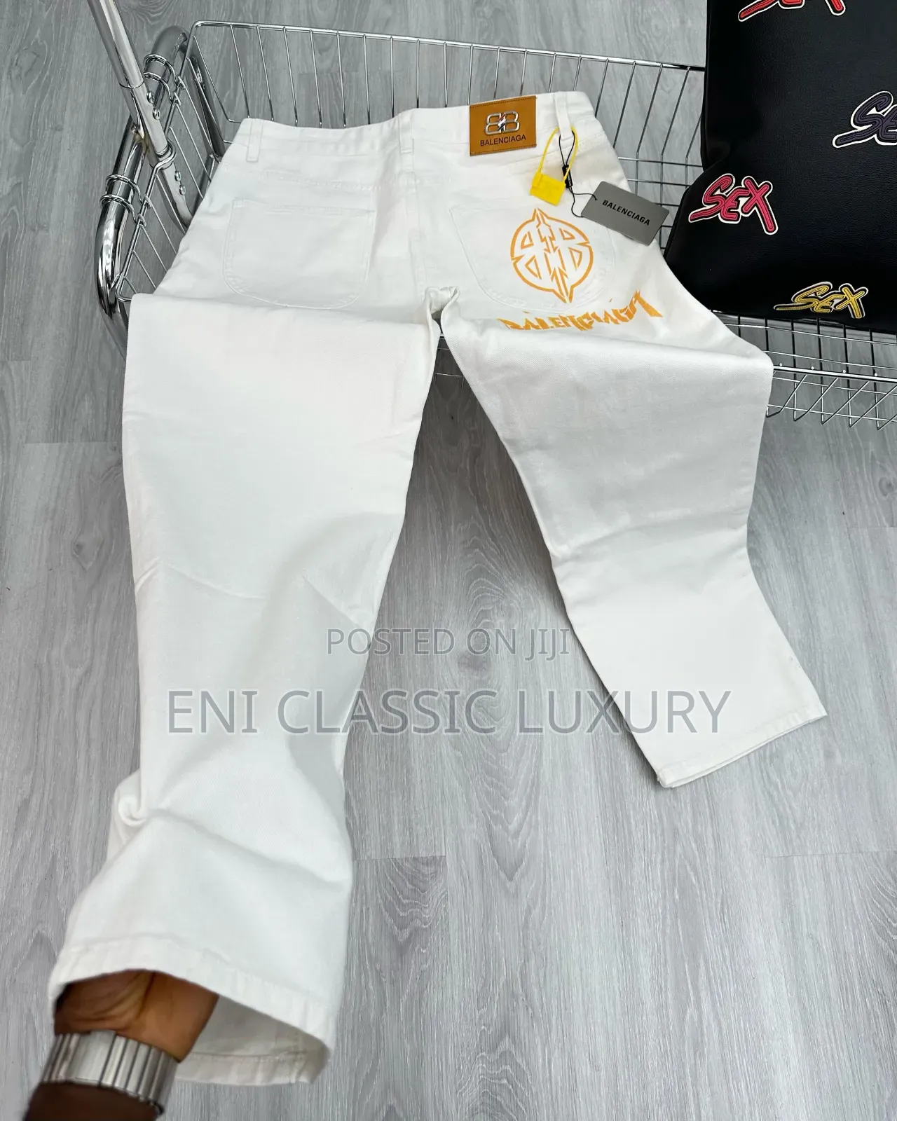 Original Luxury Men's Cargo Jeans Balenciaga Big Quality