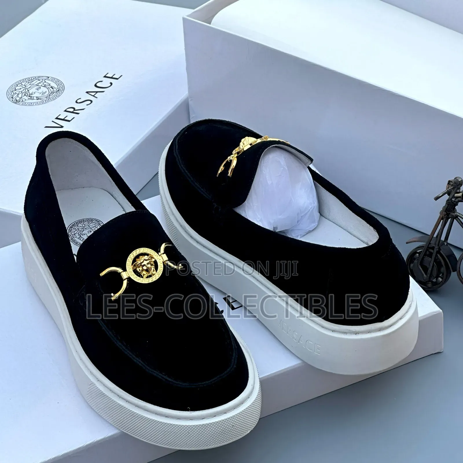 Original Versace Medusa Suede Shoes