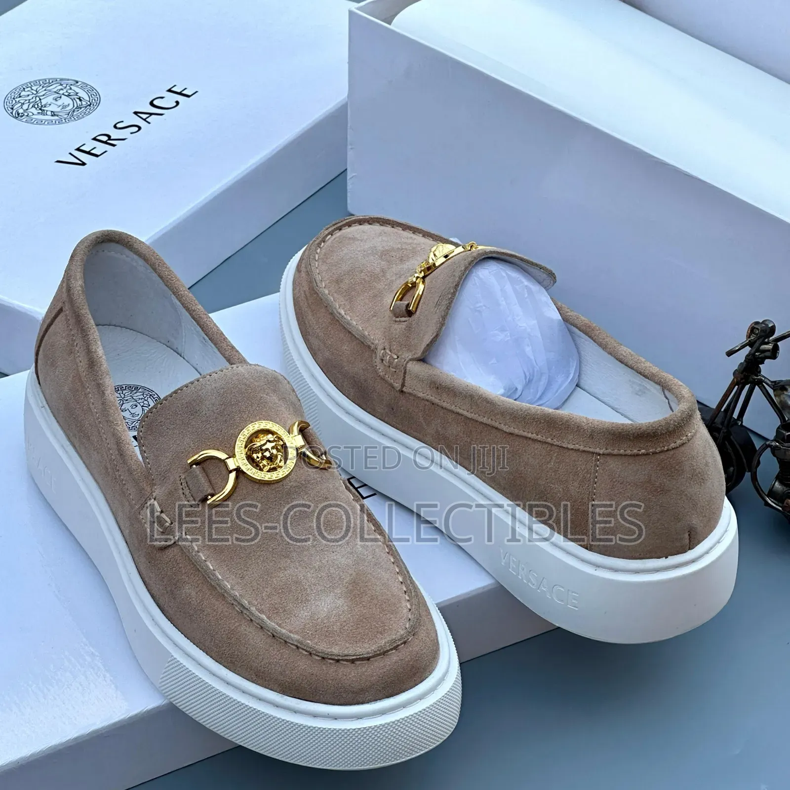 Original Versace Medusa Suede Shoes