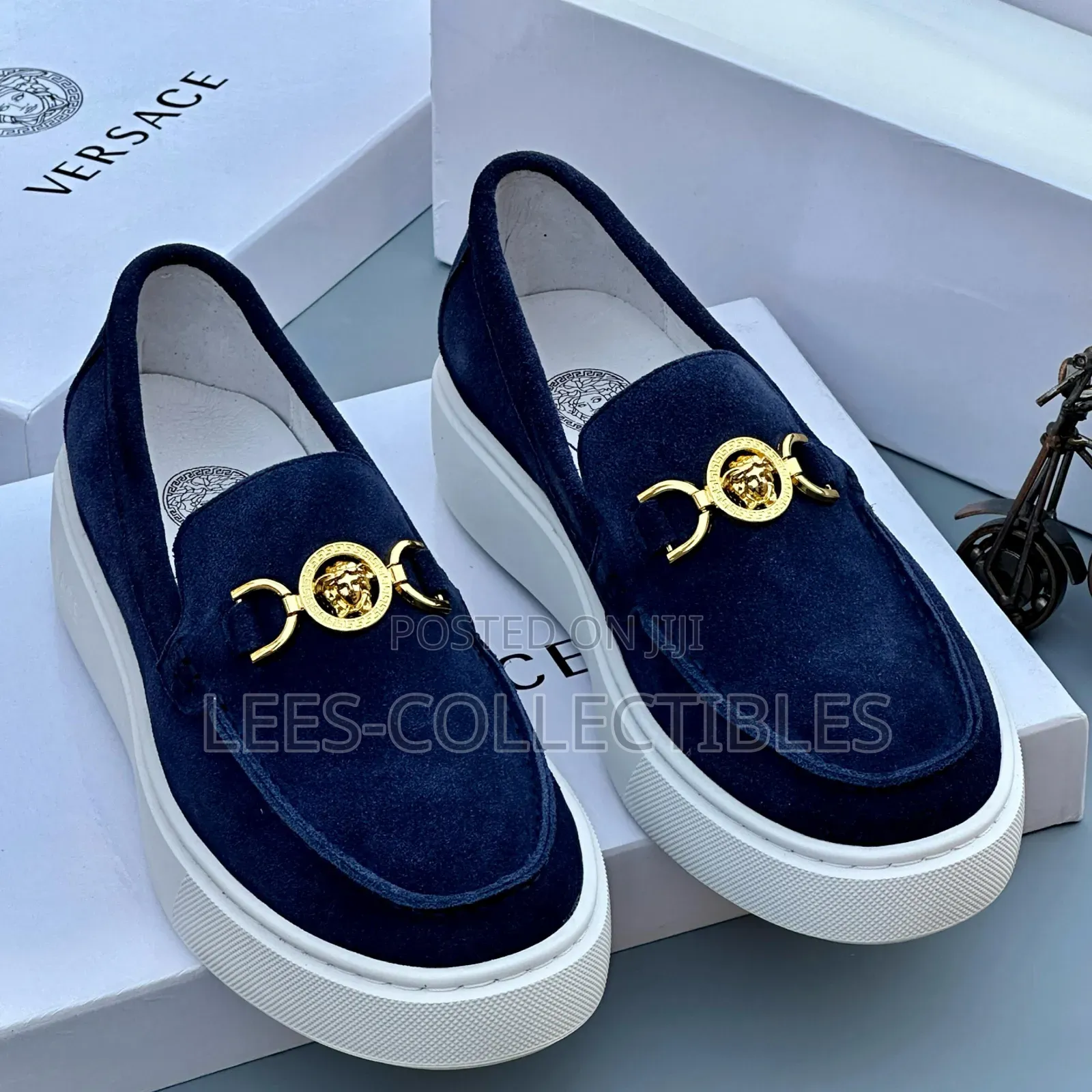 Original Versace Medusa Suede Shoes