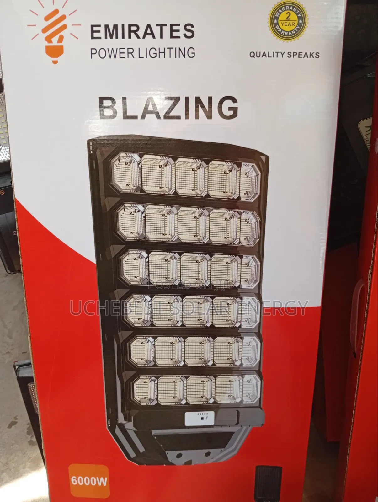 6000w 30eye All in One Emirates Solar Street Light