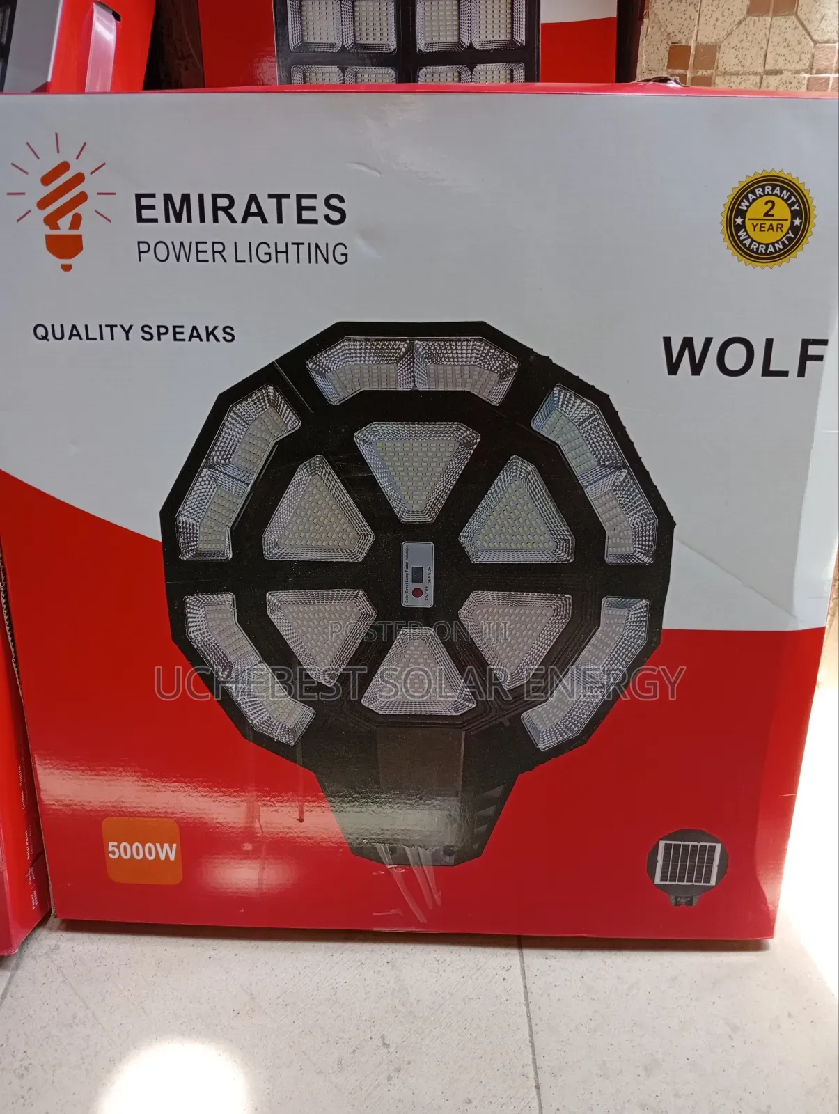 5000w 16eye Emirates Solar Street Lights