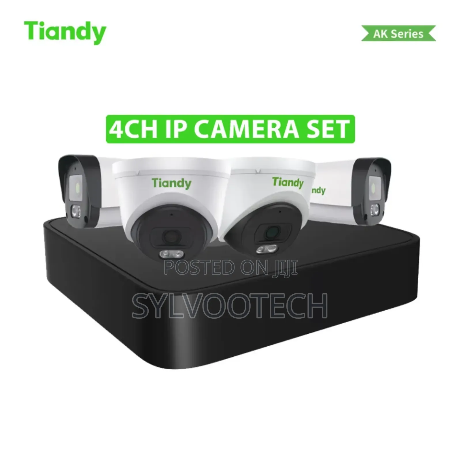 Tiandy 4 Channel Ip Camera Set Installation