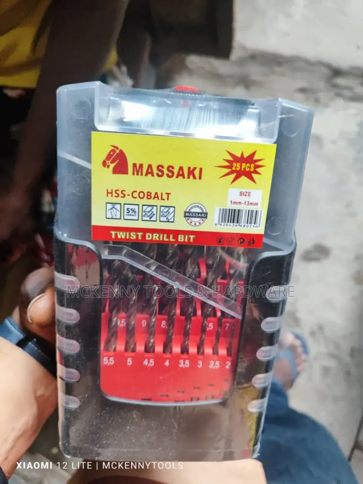 Massaki 25 PCS HSS-Cobalt 5% Size 1mm-13mm