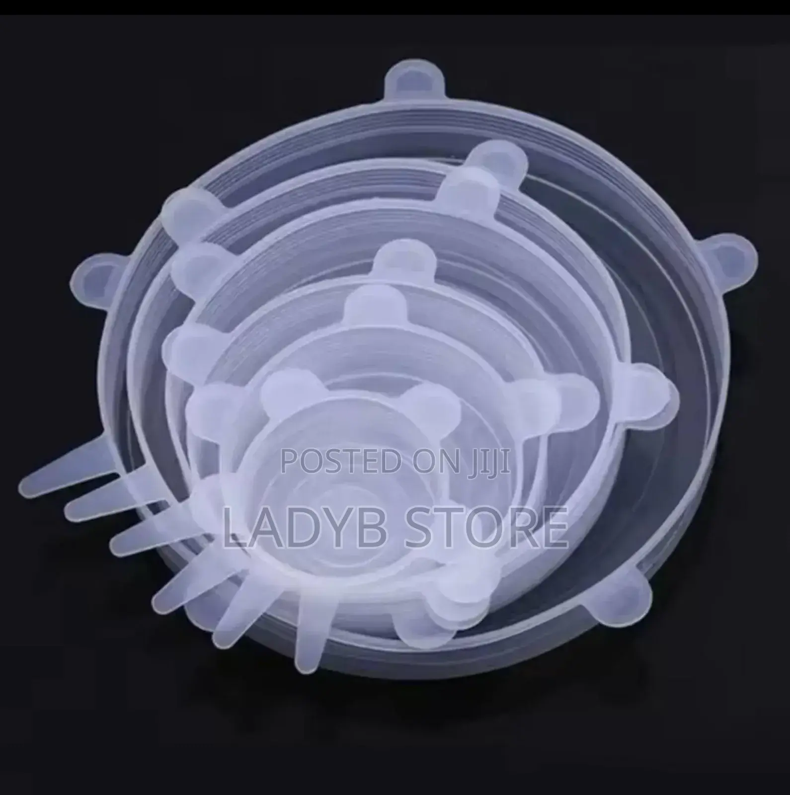 6pcs Silicone Food Cover