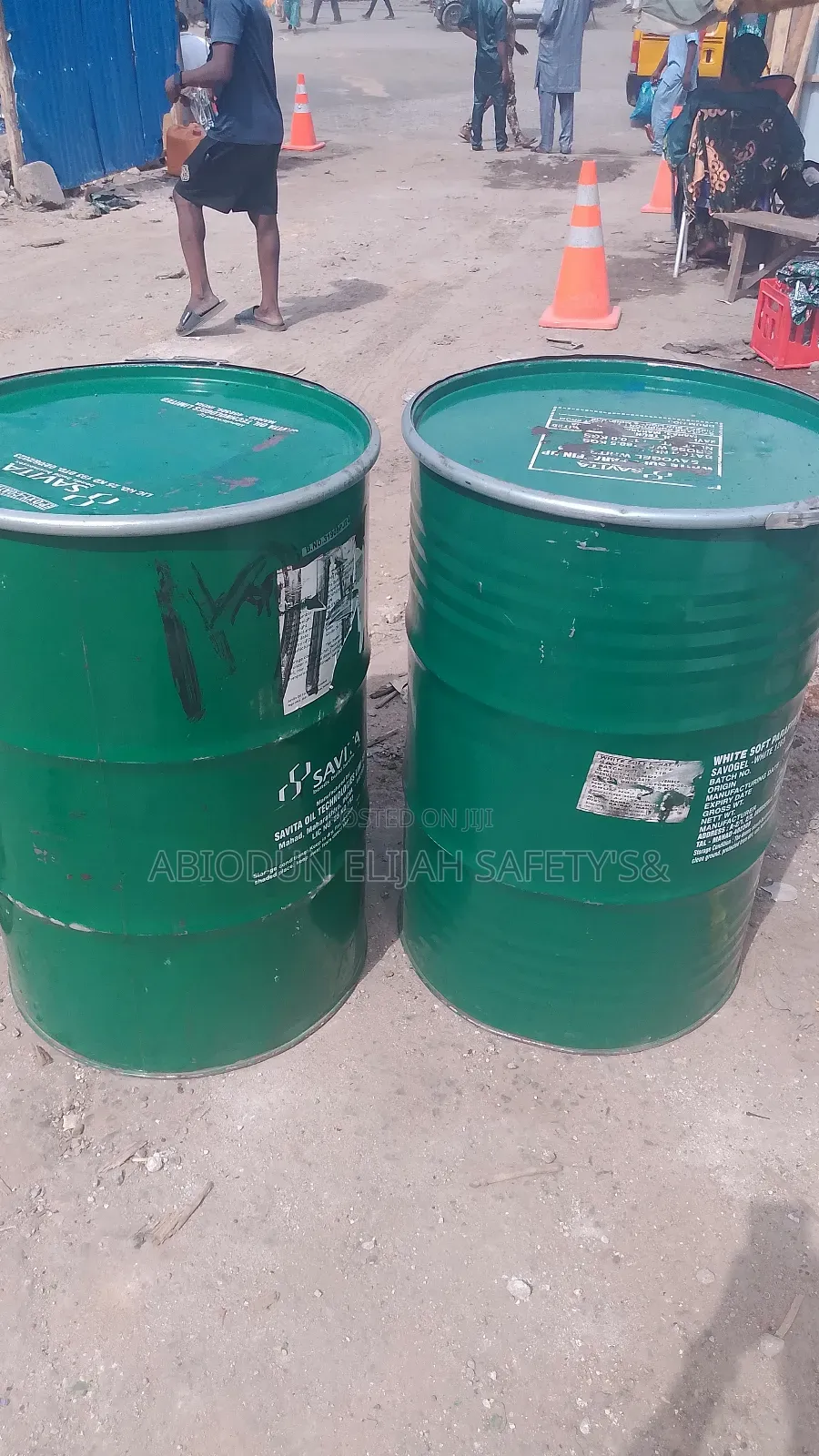 Original Quality Open Close With Cover Empty Iron Drum