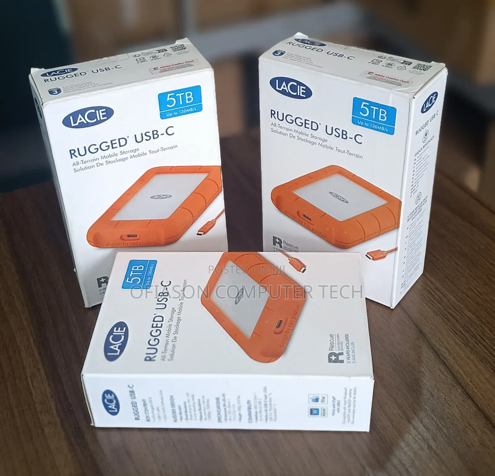 Lacie Rugged Usb-c 5tb