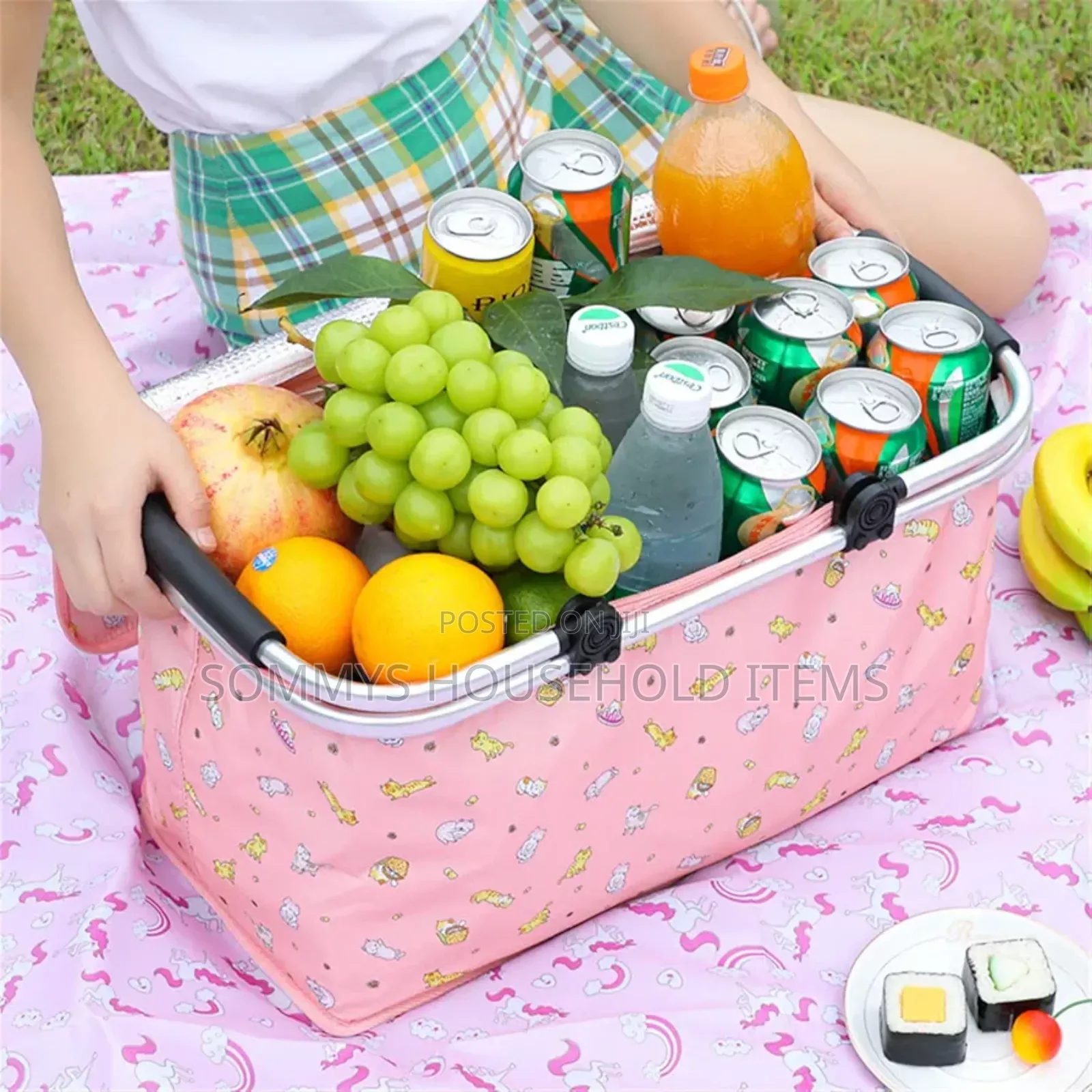 Foldable Insulated Picnic Bag / Picnic Basket