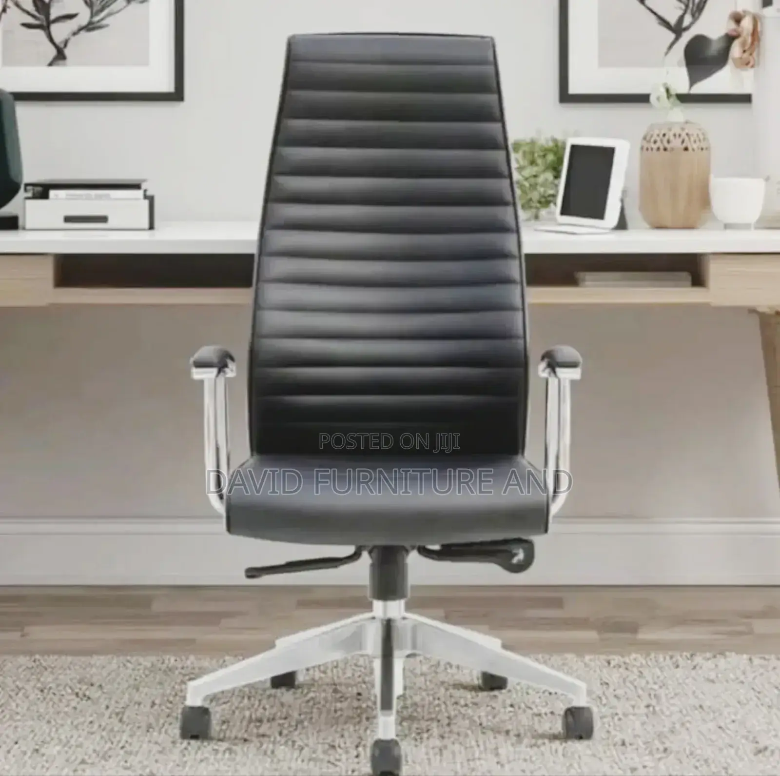 Swivel Leather Chair