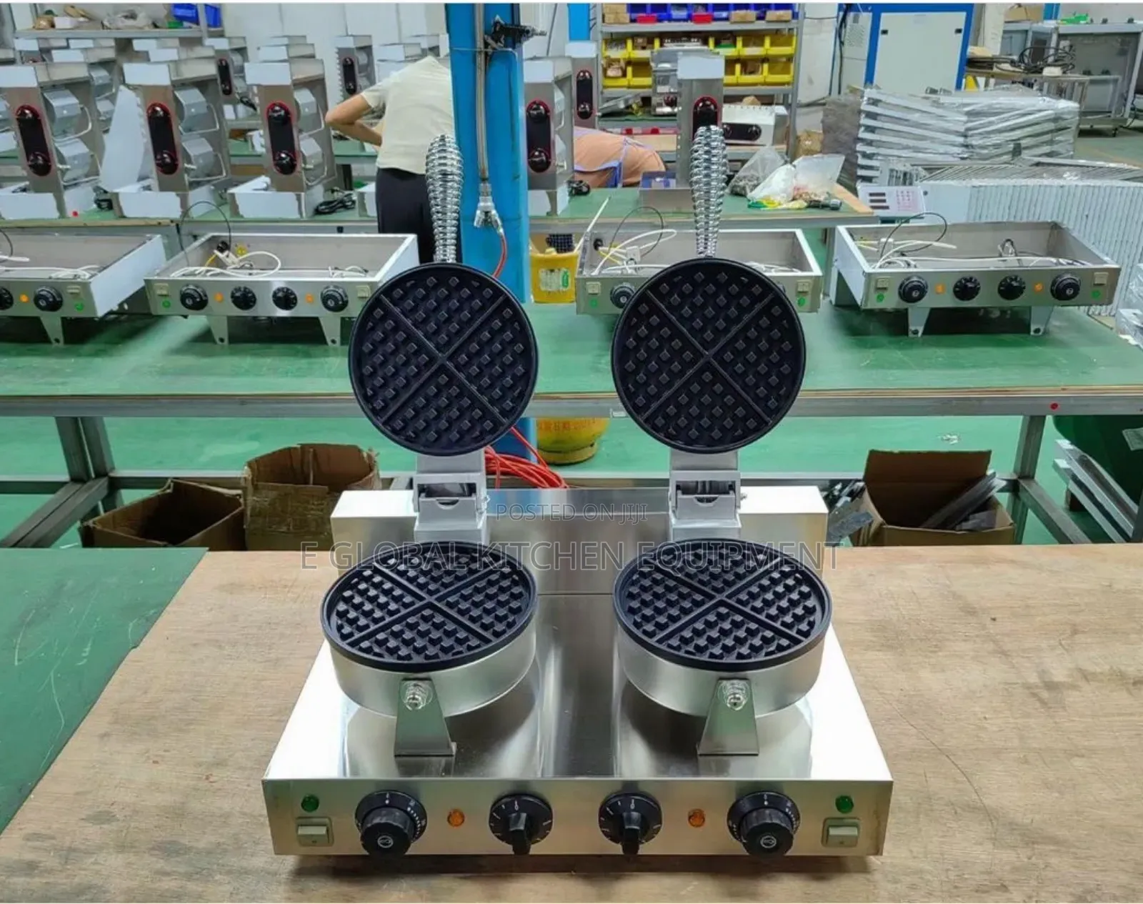 Double Waffle Maker Machine