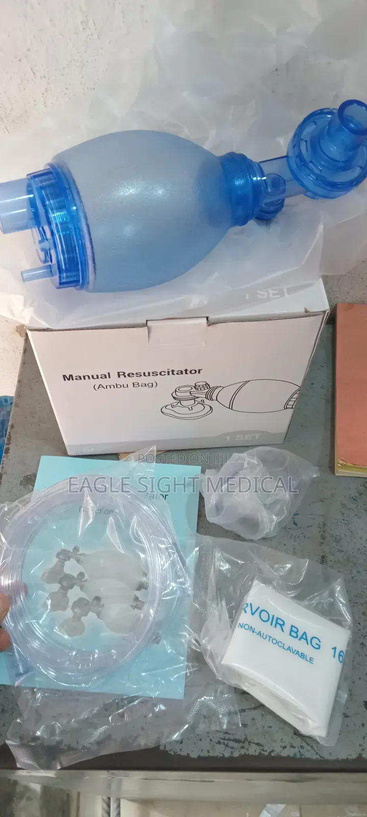 Manual Resuscitator Neonate (Ambu Bag)