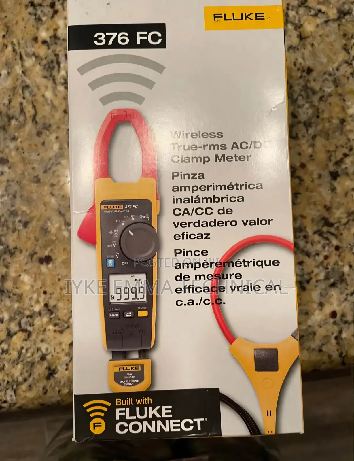 Fluke 376 Fc True-RMS Clamp Meter With Iflex