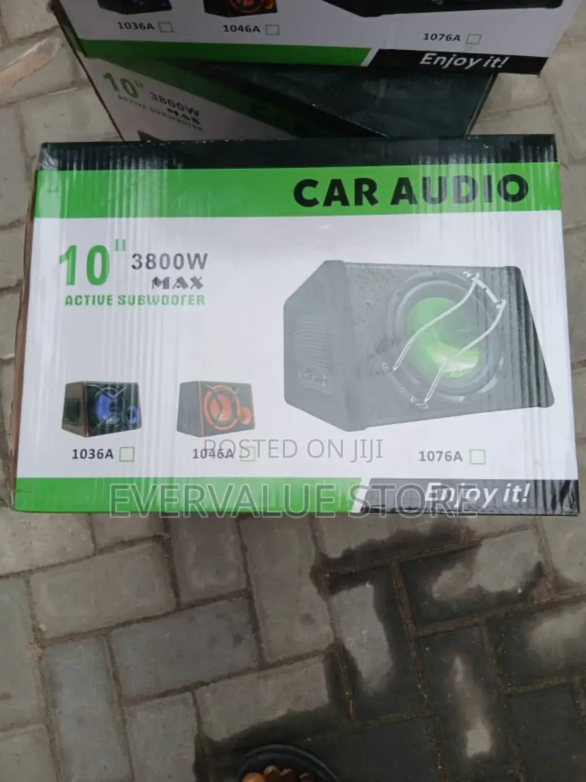 Car Audio Active Woofer 10inches 3800 Watts Latest Very Loud