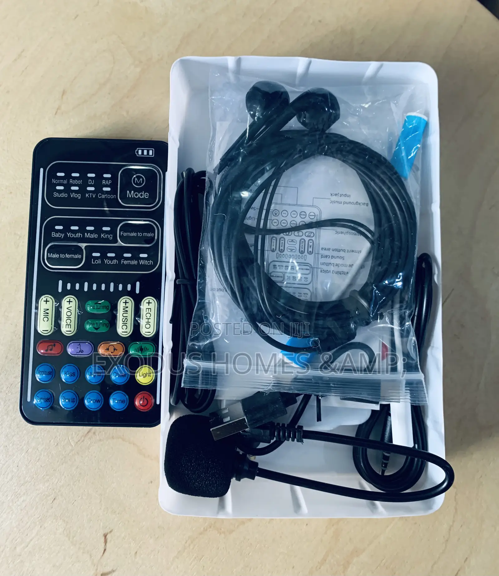 Portable Voice Changer, 2rd Generation I9 Live Sound Card