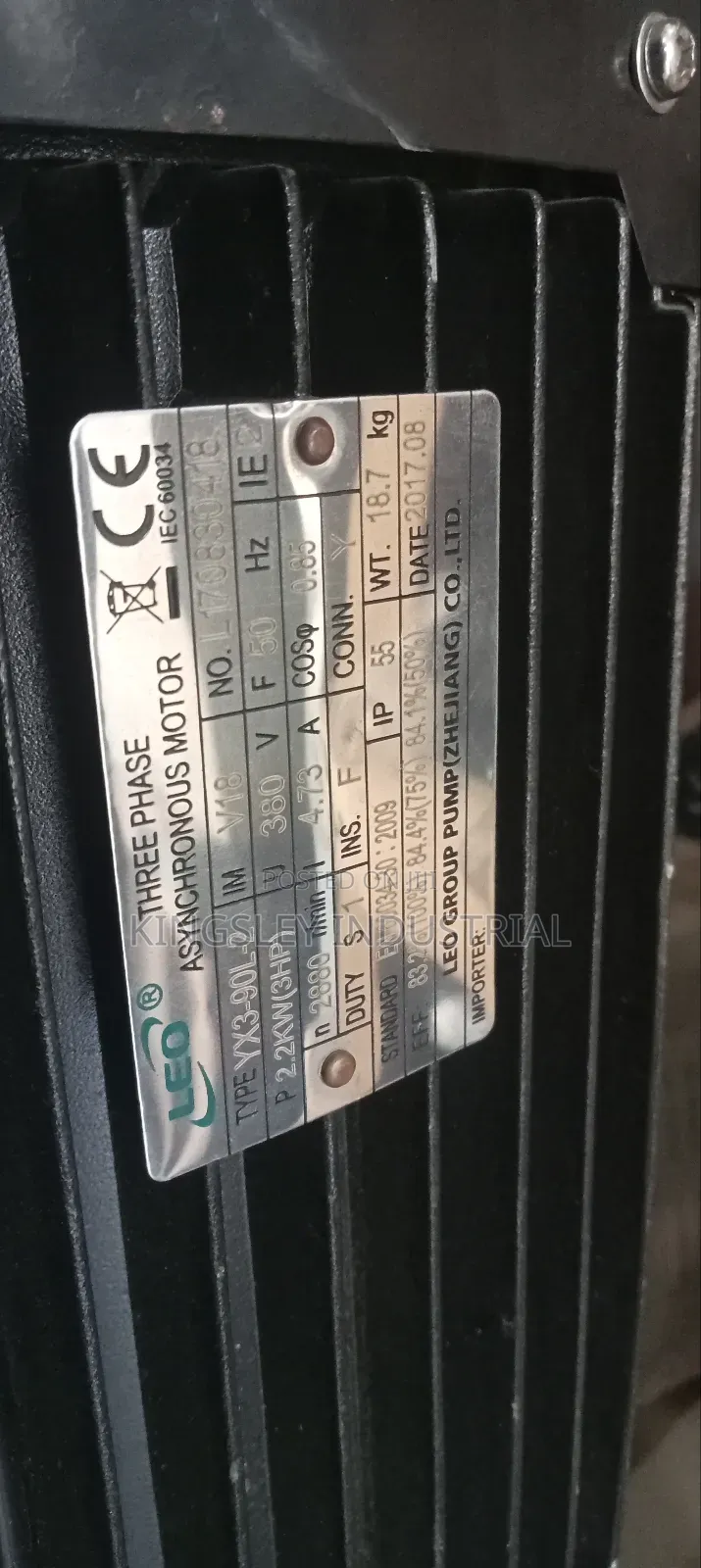 3hp/2.2kw Leo Lvr2-11 Vertical Multistage Pump 3phase 2900rp