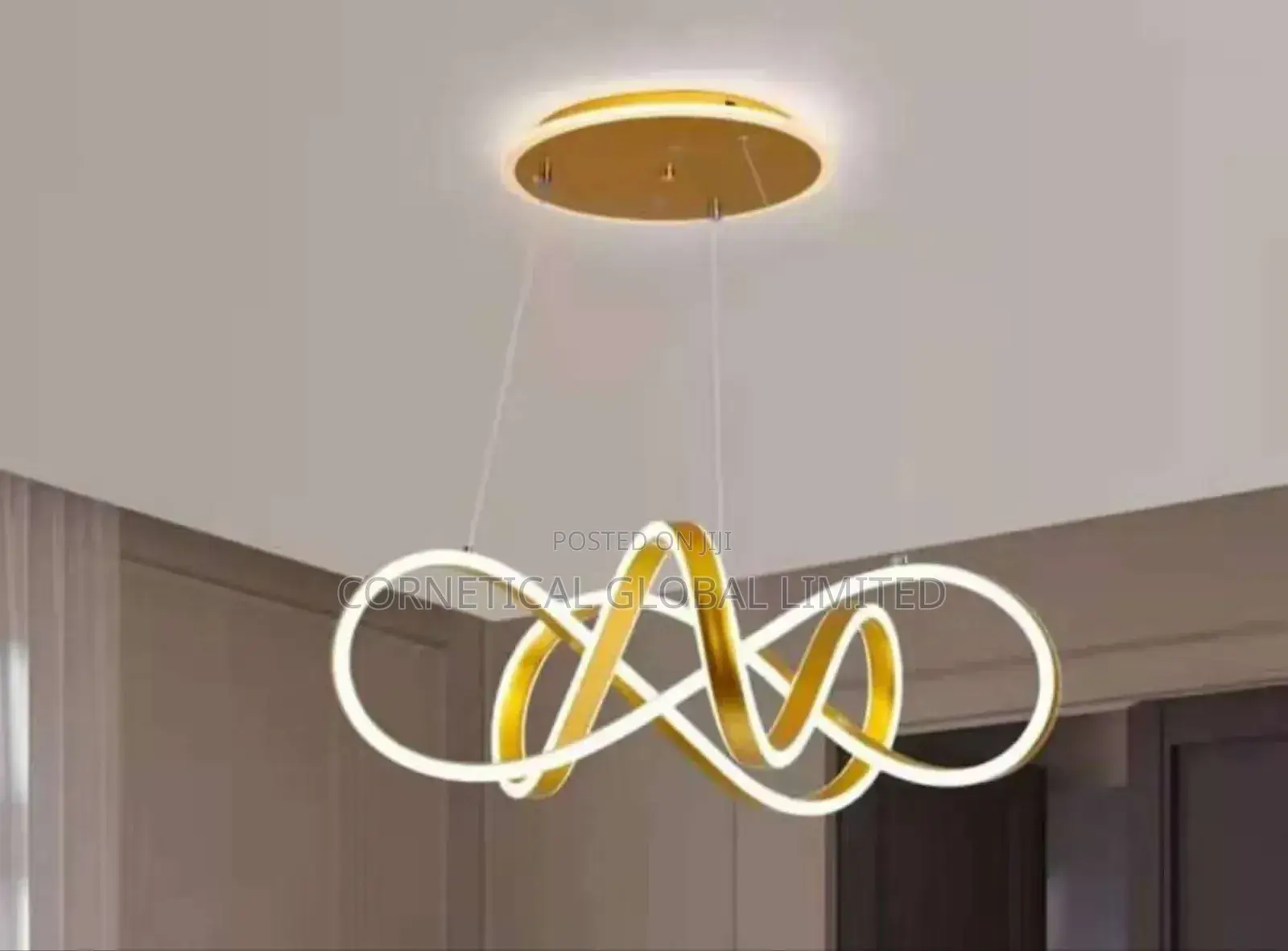 Modern Luxury Quality Led Spiral Pendant for Dinning Room