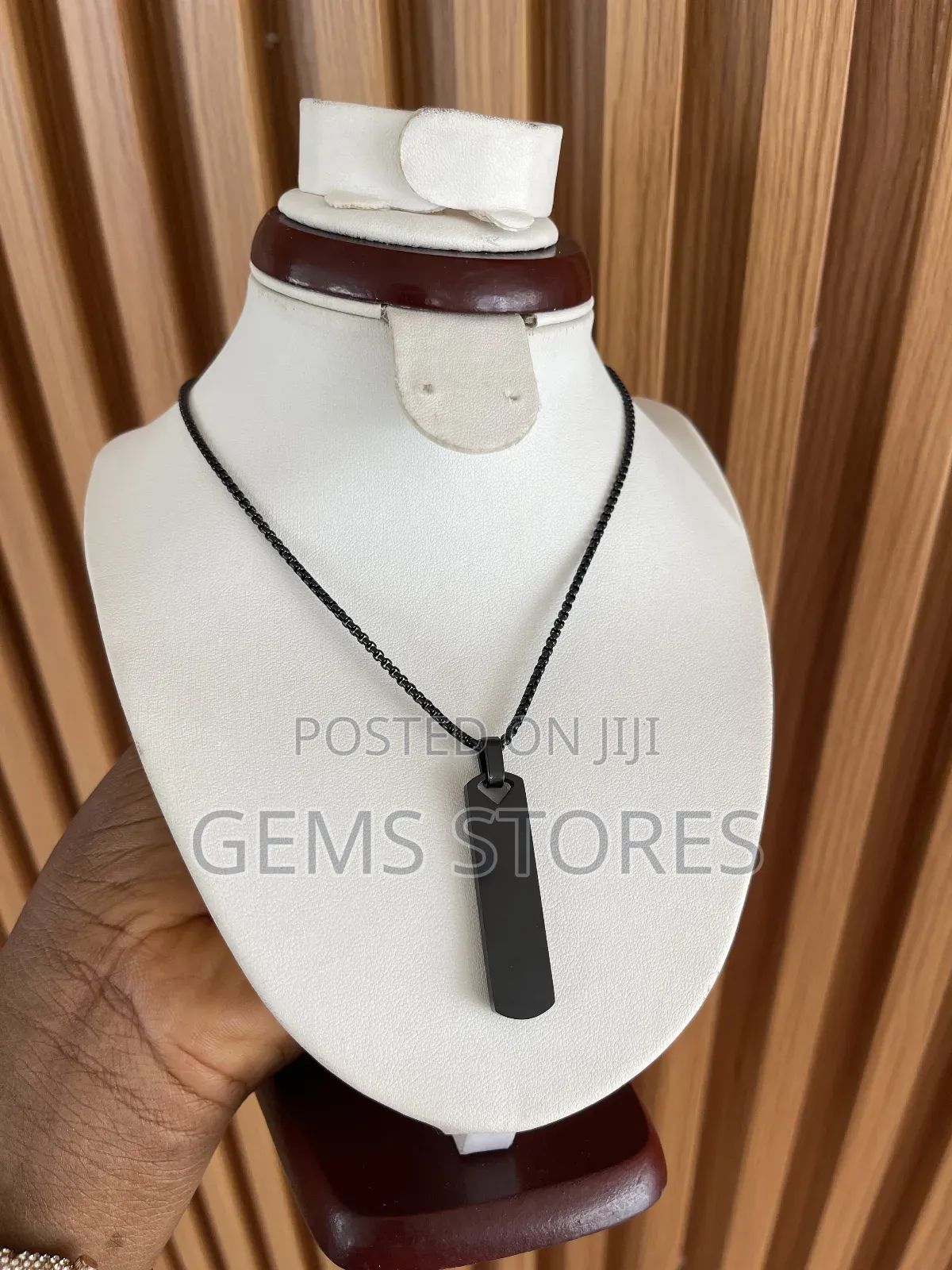 Shadow Stone Pendant Necklace