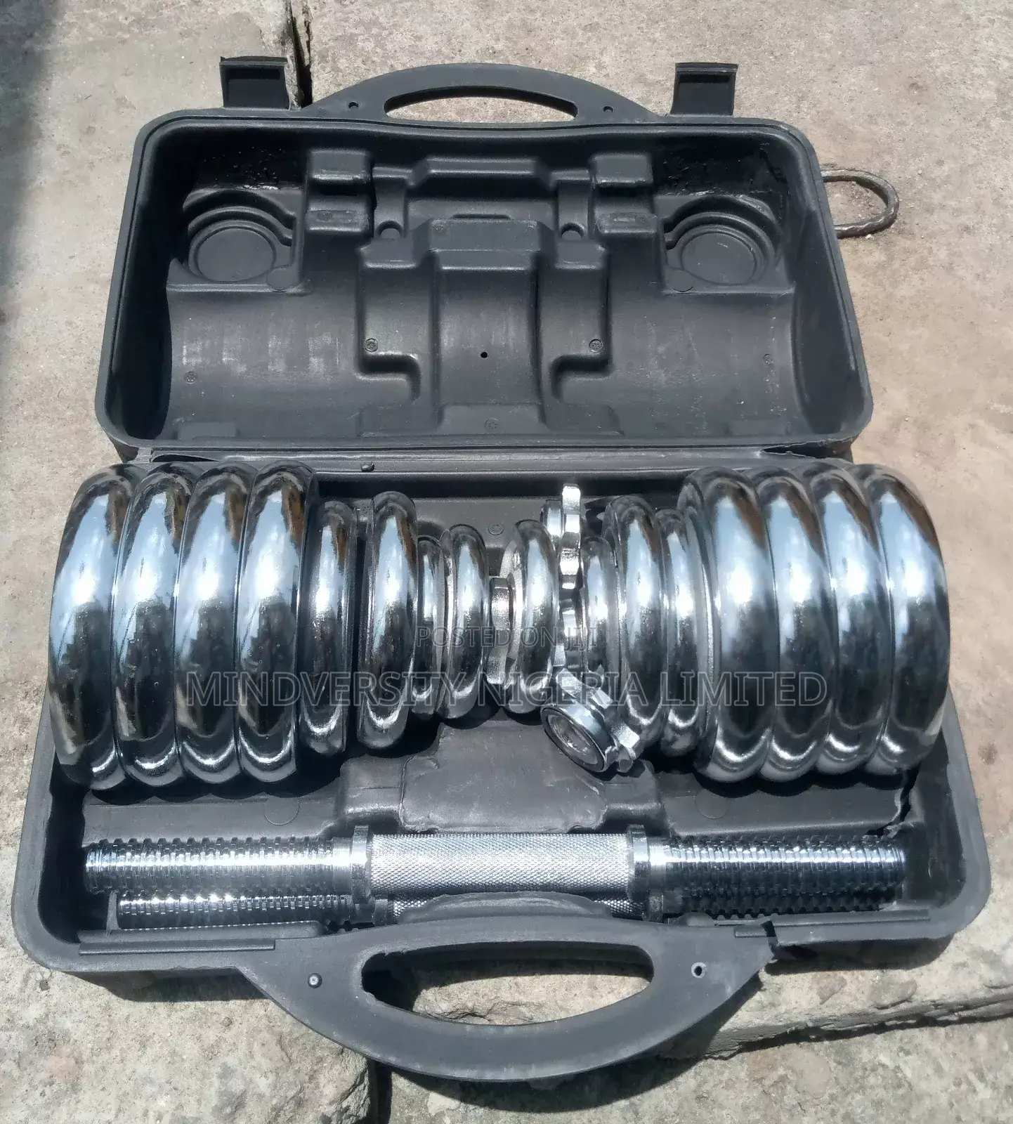 30kg Chrome Dumbbell Set