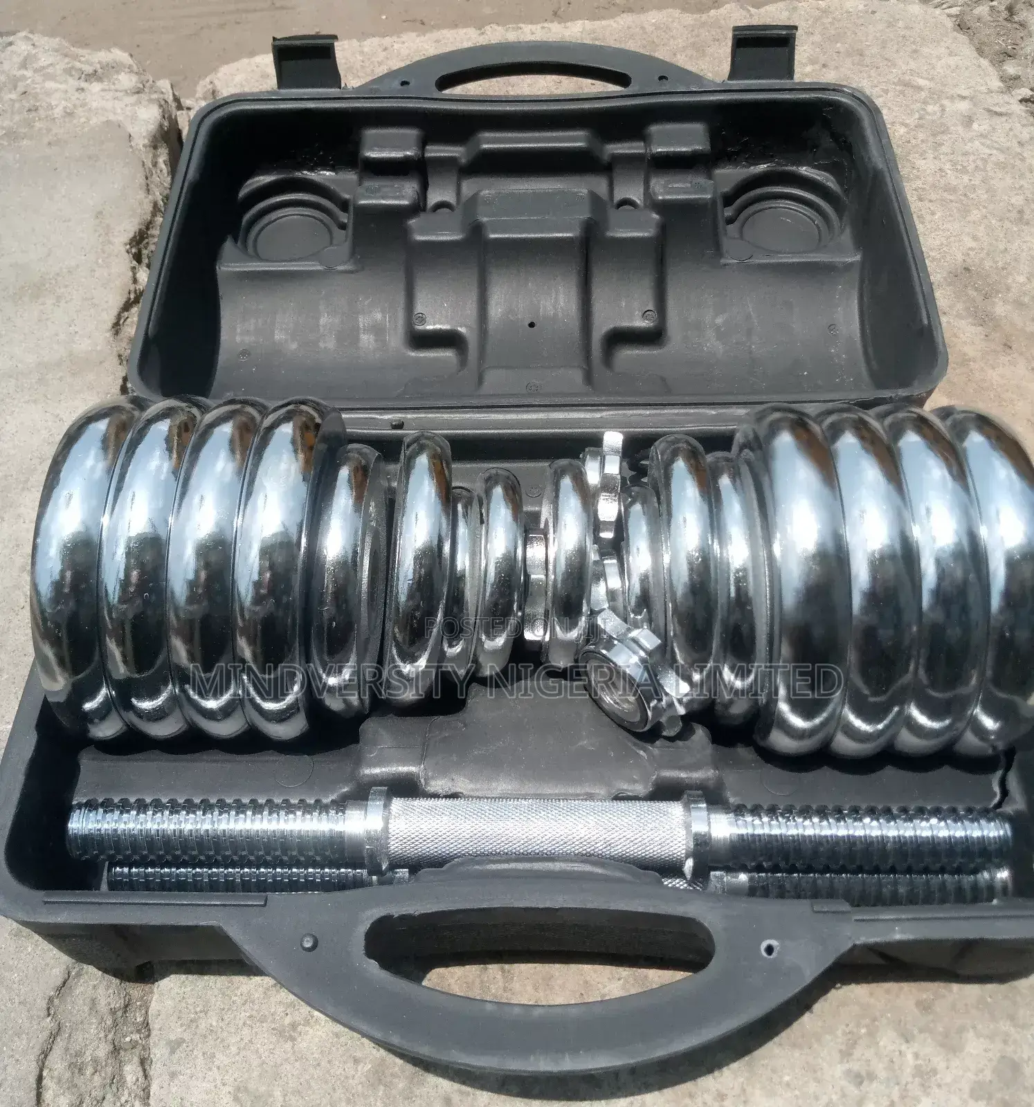 30kg Chrome Dumbbell Set