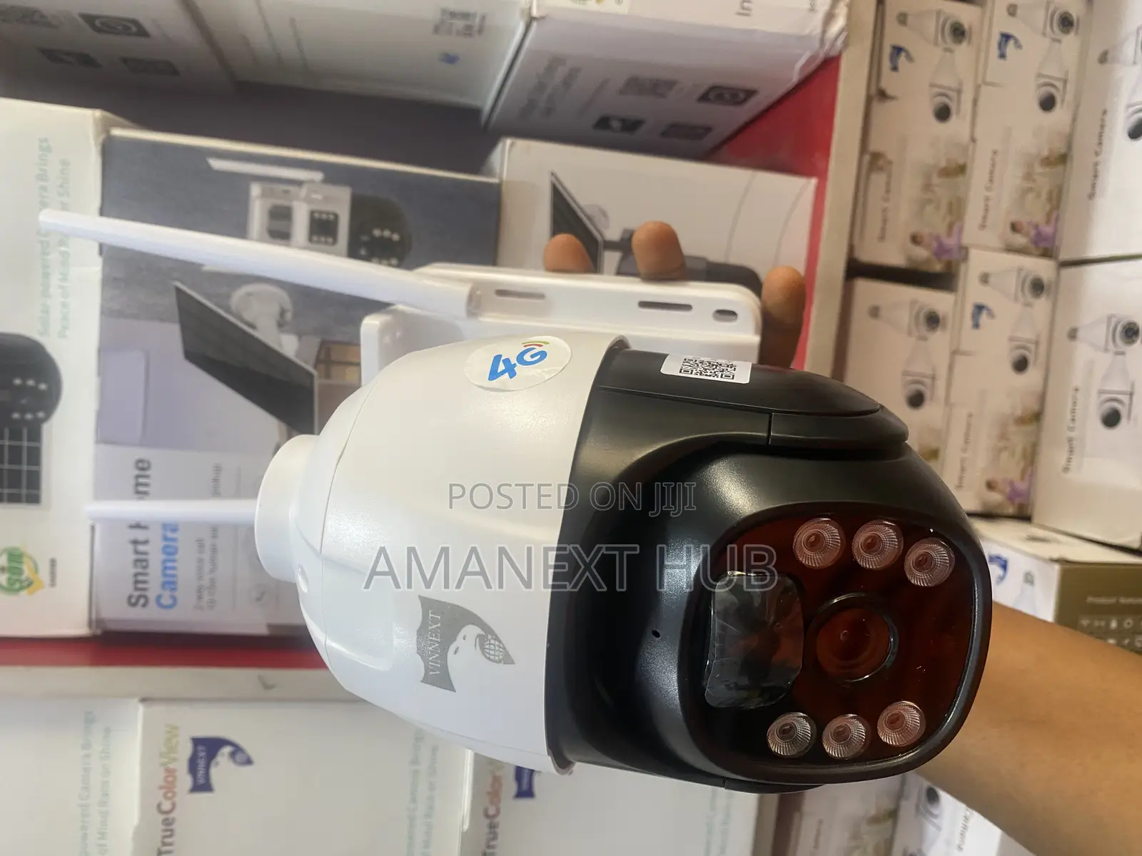 V380 Solar PTZ Camera With Memory Card