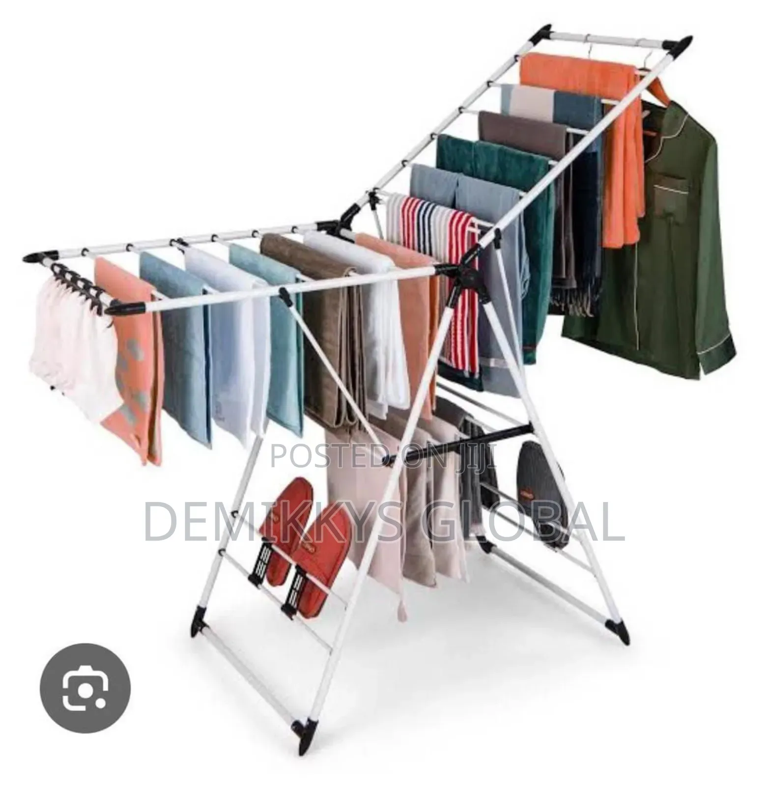 Indoor and Outdoor Cloth Hanger 3 Tier