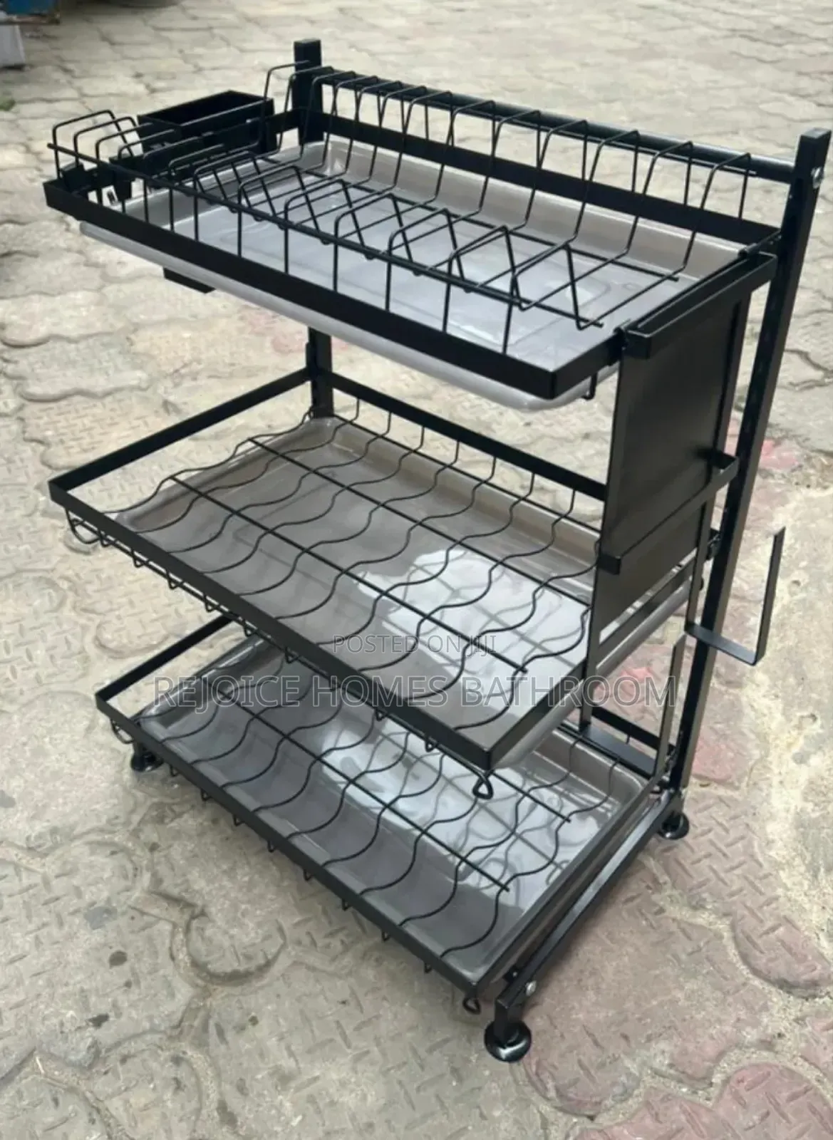 Freestand Executive Plate/Cutlery Rack/ Shelf for Kitchen