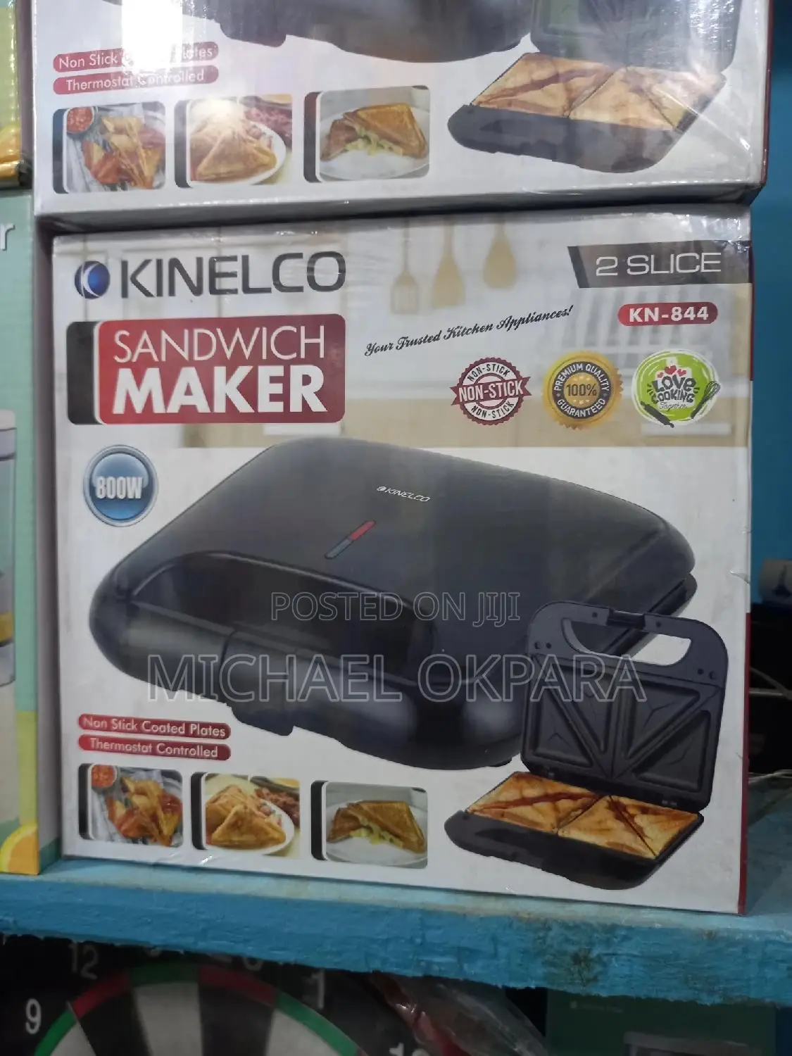 2 Face Electric Sandwich Toaster