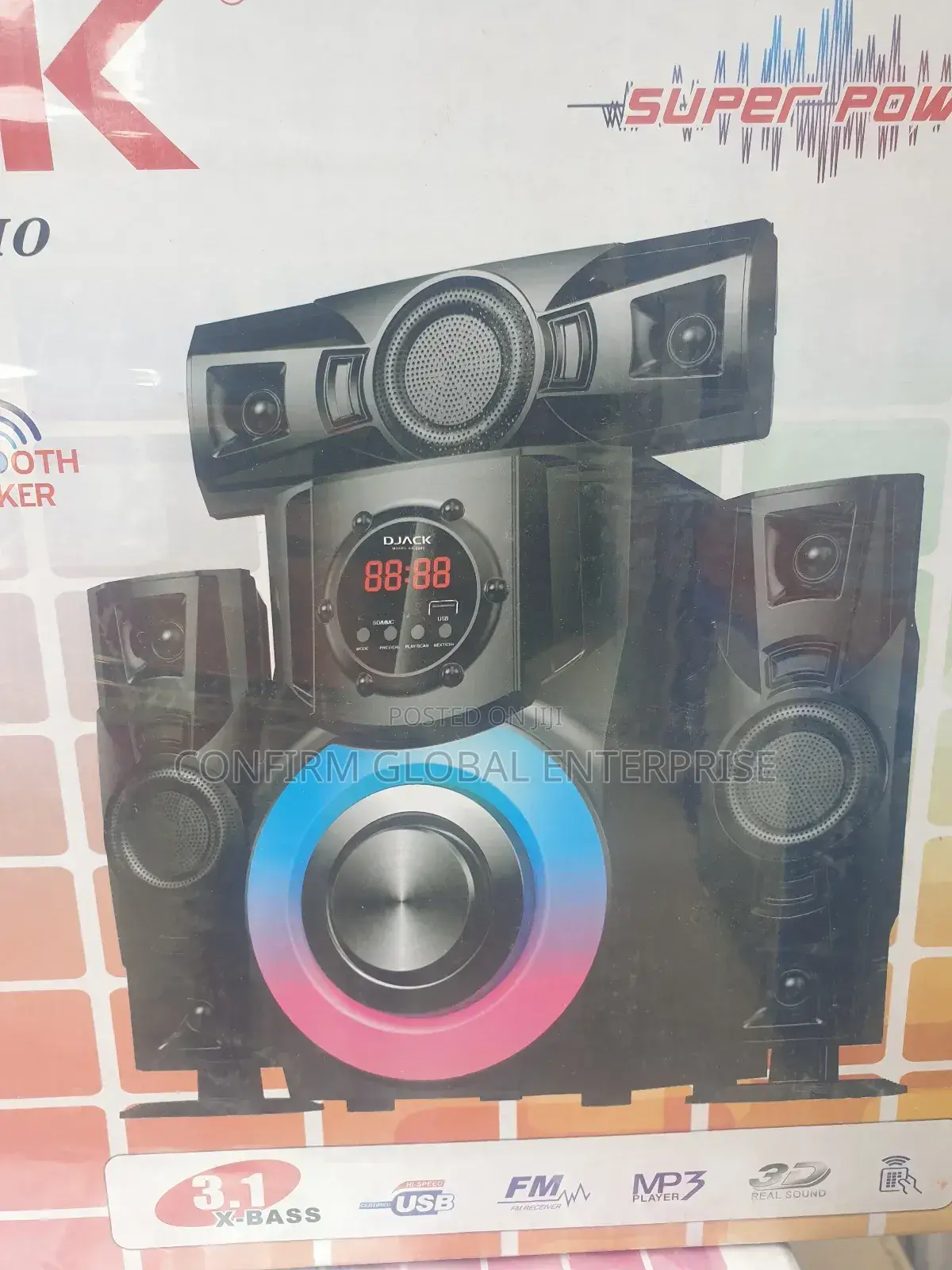 Powerful Heavy Bass 3.1 D Jack Home Theater System