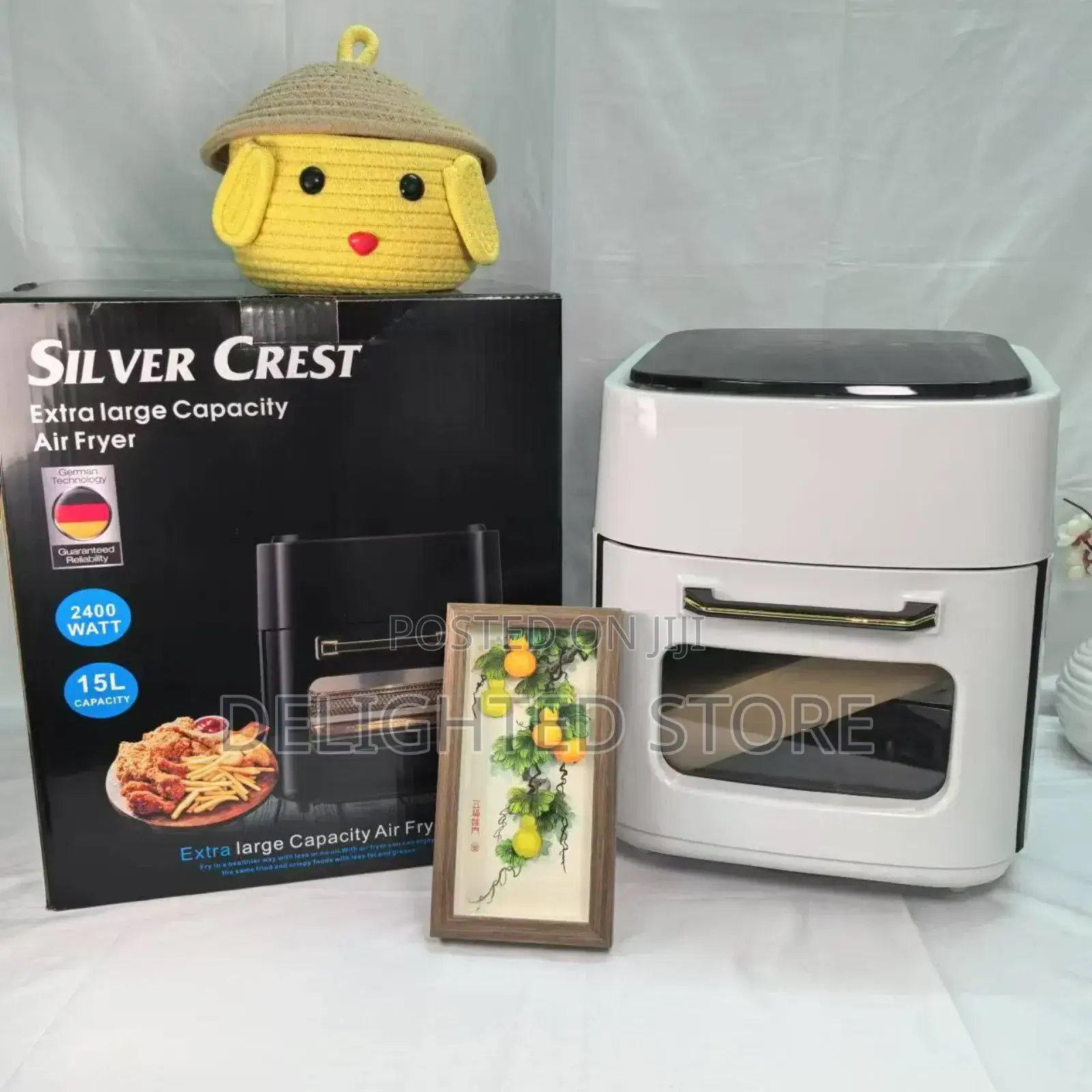 15l Silver Crest Oil-free (Touch Screen) Electric Air Fryer
