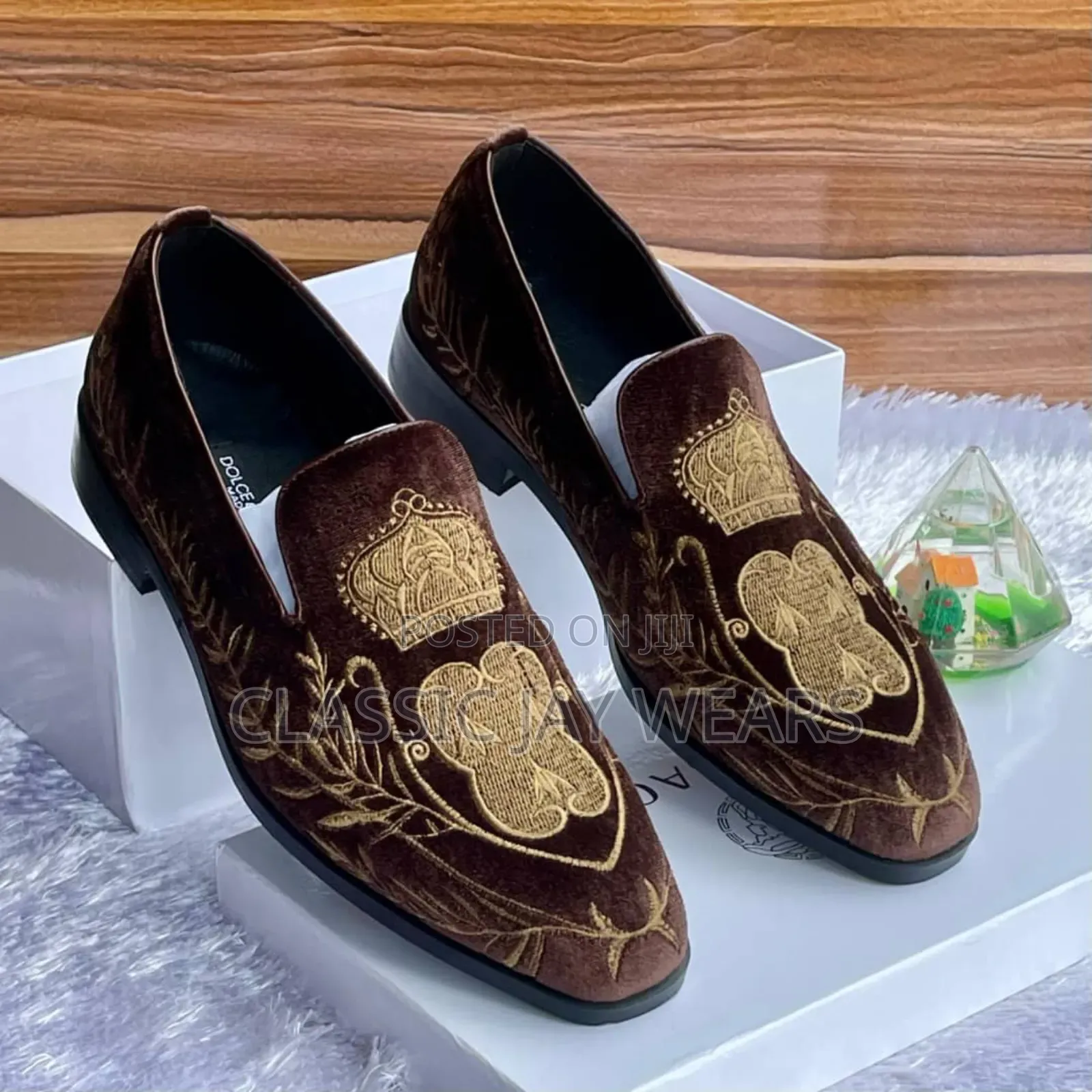 Suede Italian Dolce Gabbana Luxury Shoe