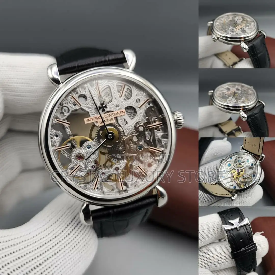 Vacheron Constantin Quality Luxury Leather Wristwatch