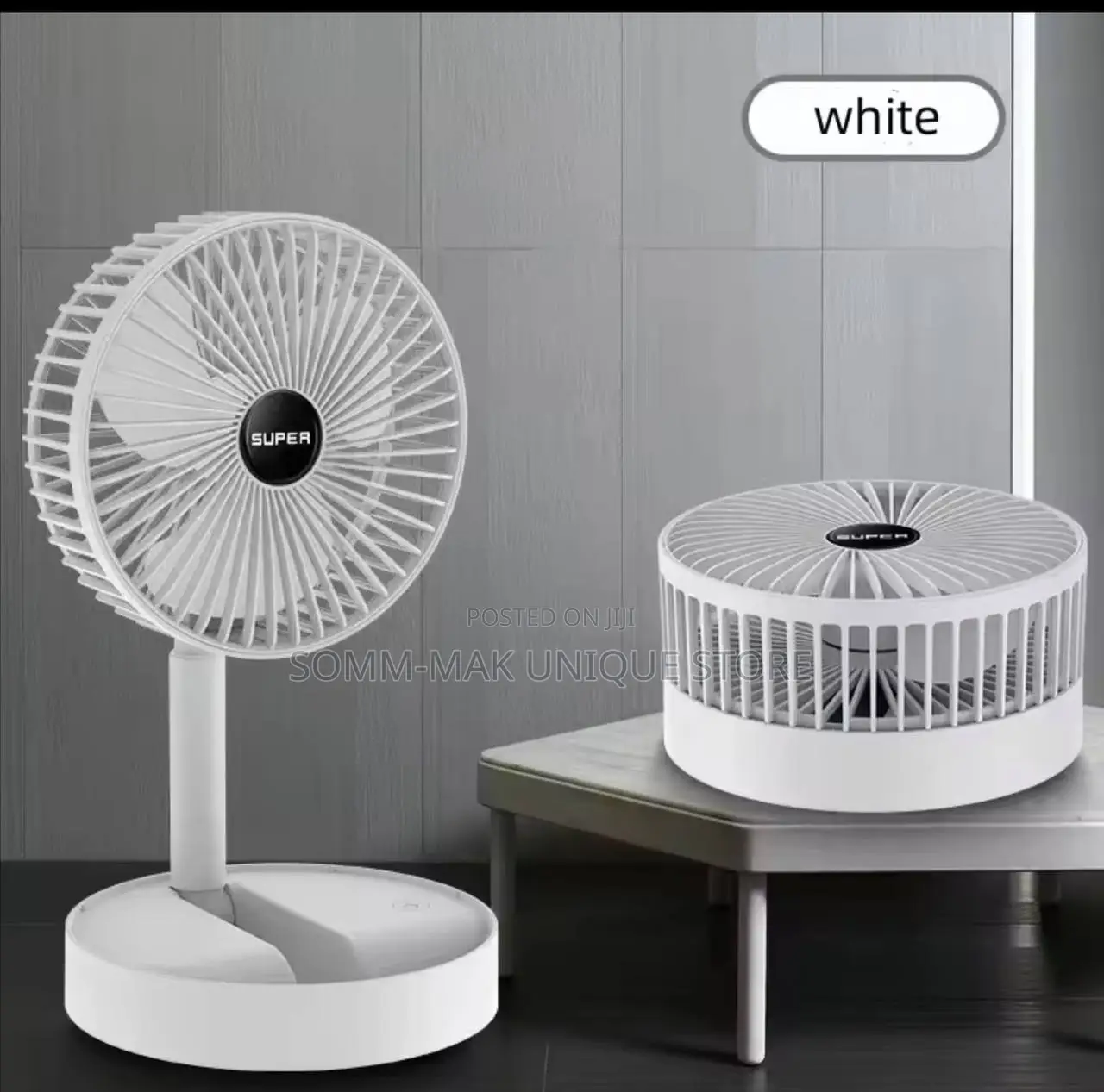 Portable Usb Electric Foldable Fan With Phone
