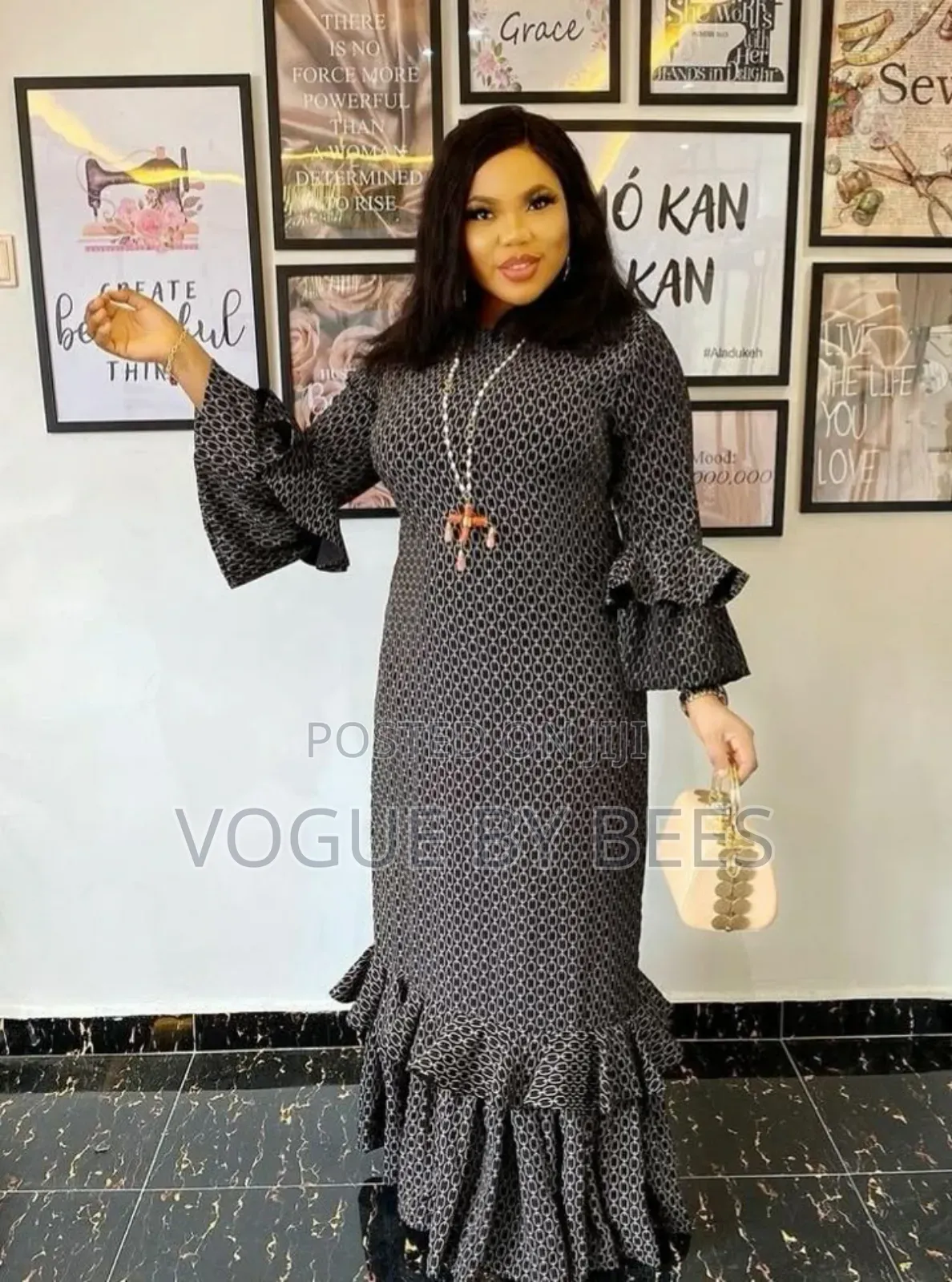 Long Gown Pleat