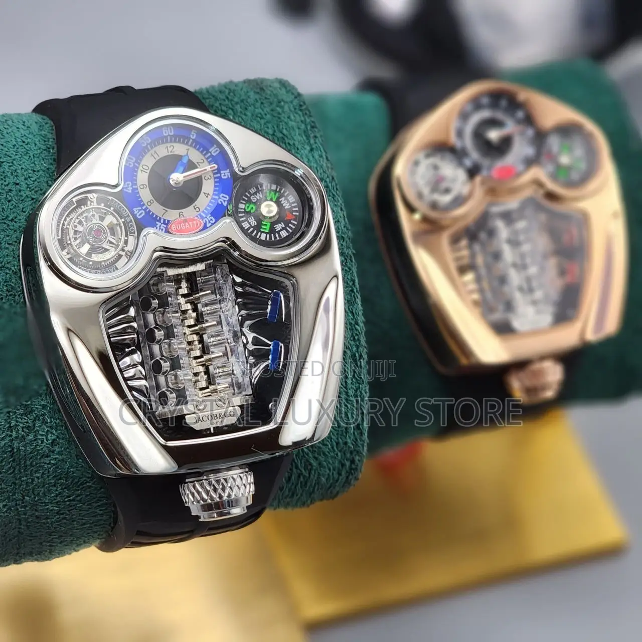 Jacob Co Quality Luxury Men Water Resistant Wristwatch