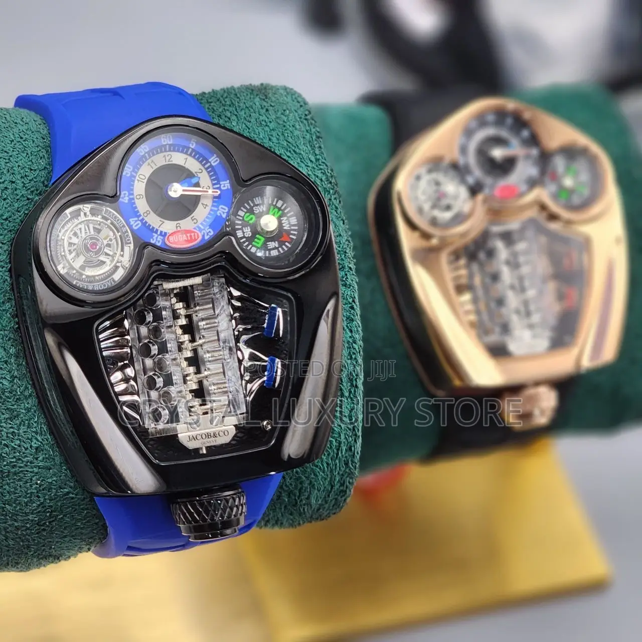 Jacob Co Quality Luxury Men Water Resistant Wristwatch