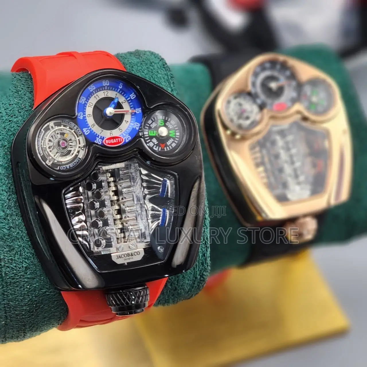 Jacob Co Quality Luxury Men Water Resistant Wristwatch