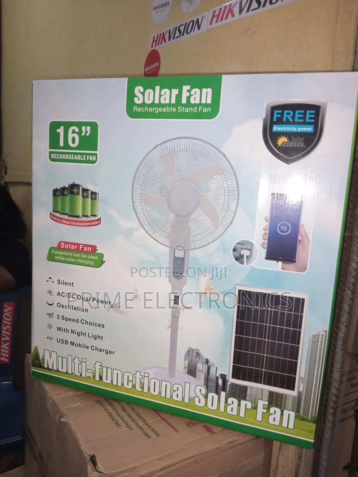 Solar Fan 16"