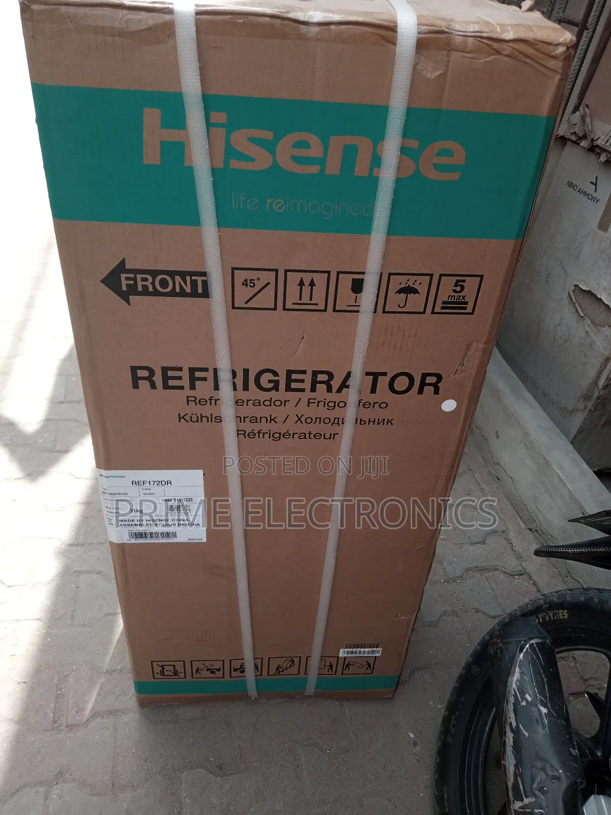 Hisense Double Door Fridge 124 Liters
