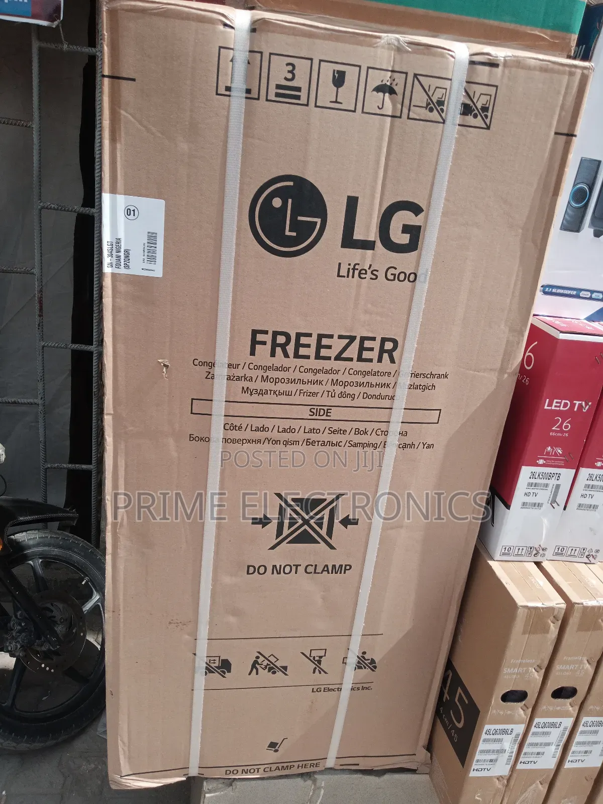 Lg Upright Freezer 6step
