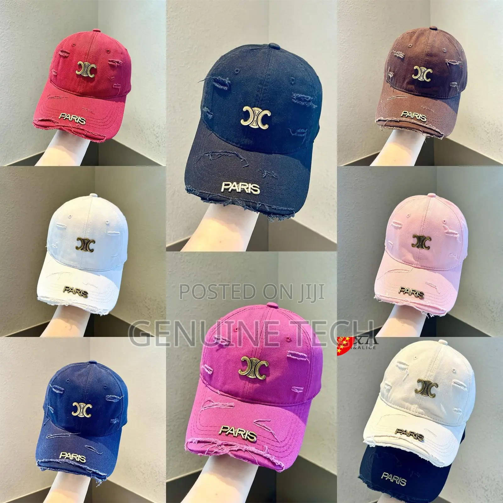 Luxury Paris Face Cap